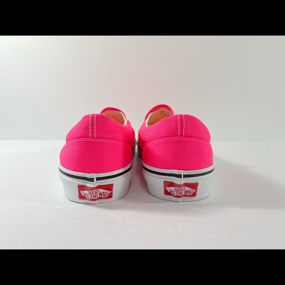 Vans Classic Slip-On Neon Knockout Pink Sneakers - Picture 3 of 6